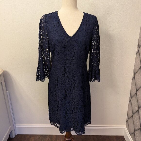 Draper James Bell Sleeve Lace Dress - Picture 3 of 10
